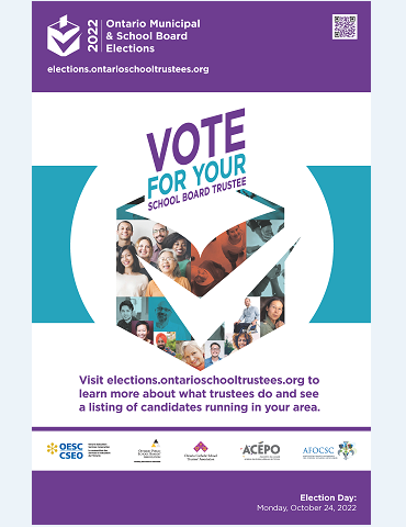 2022 Ontario Municipal & School Board Elections Poster 3 - 11 x 17 Preview